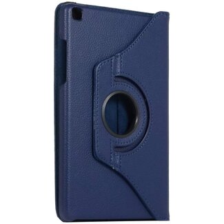 Case2go Samsung Galaxy Tab S6 Lite Hoes - Draaibare Book Case Cover - 10.4 Inch - Donker Blauw