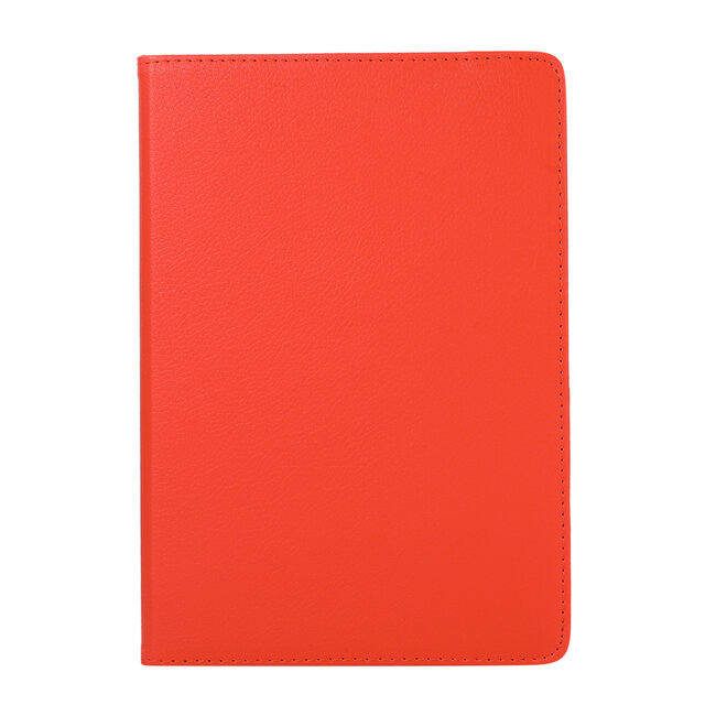 Case2go - Hoes voor de Samsung Galaxy Tab S6 Lite - 360 Graden Draaibare Book Case Cover - 10.4 Inch - Oranje