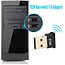 Bluetooth Adapter - USB Dongle - Bluetooth 5.0 - USB Stick - Plug and Play - Zwart