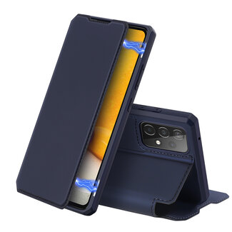 Dux Ducis Samsung Galaxy A72 5G Hoesje - Dux Ducis Skin X Case - Donker Blauw