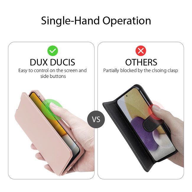 Samsung Galaxy A72 5G Hoesje - Dux Ducis Skin X Case - Roze