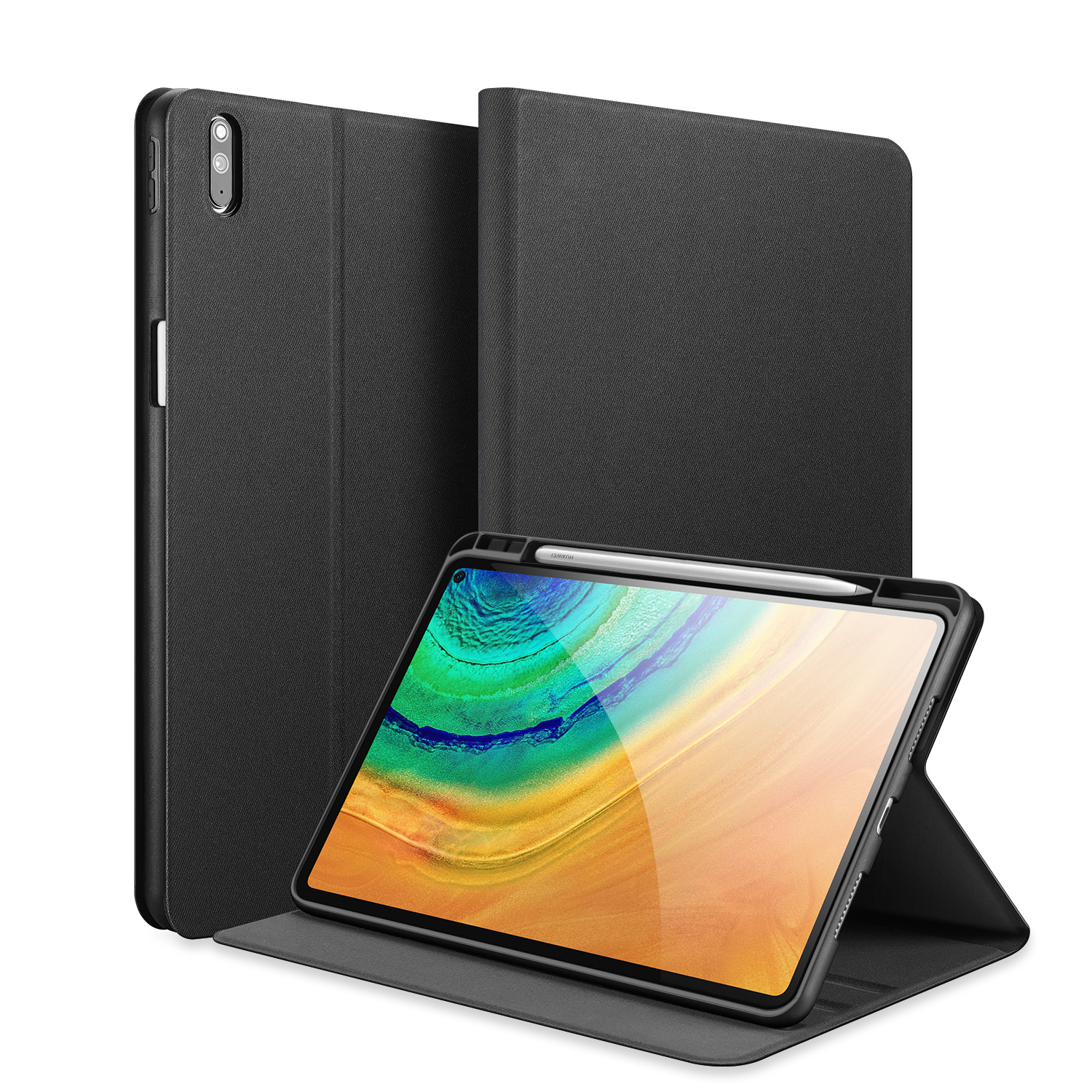 Huawei MatePad Pro 10.8 (2021) - Dux Ducis Domo Book Case - Zwart afbeelding