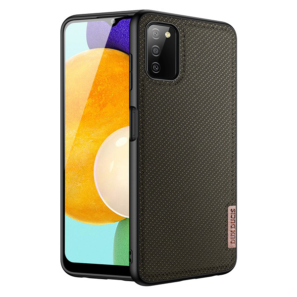 Samsung Galaxy A03s hoesje - Fino Series - Back Cover - Donker Groen afbeelding
