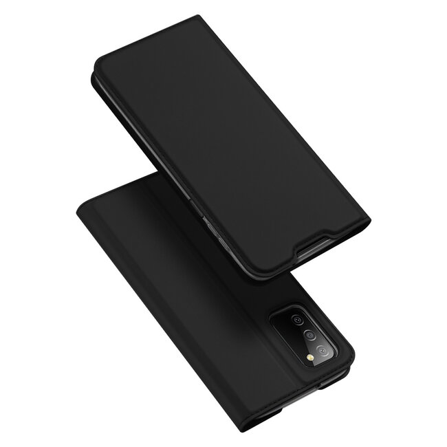 Samsung Galaxy A03s Hoesje - Dux Ducis Skin Pro Book Case - Zwart