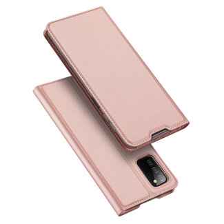 Dux Ducis Samsung Galaxy A03s Hoesje - Dux Ducis Skin Pro Book Case - Rosé-Goud