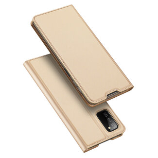 Dux Ducis Samsung Galaxy A03s Hoesje - Dux Ducis Skin Pro Book Case - Goud