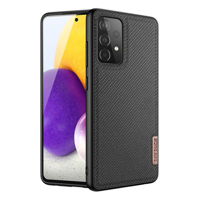 Samsung Galaxy A72 Hoesje - Fino Series - Back Cover - Zwart