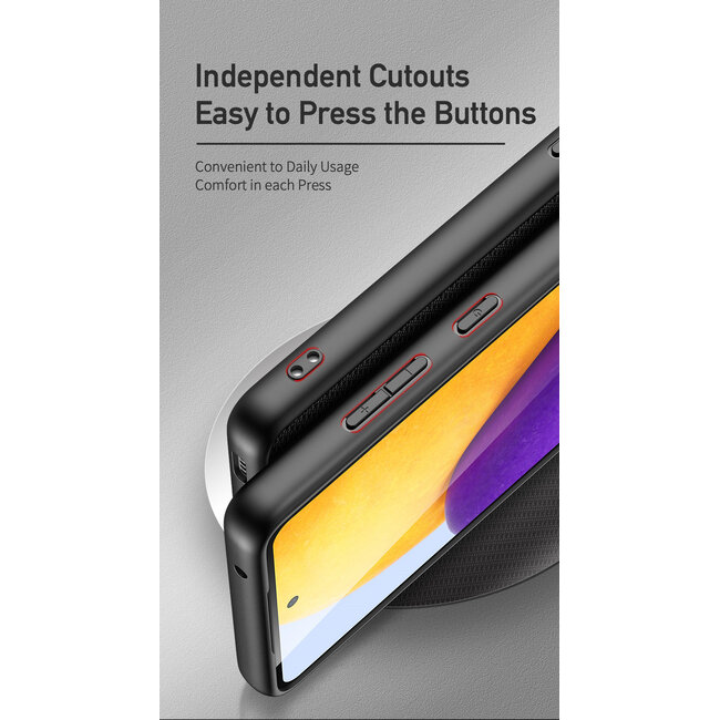 Samsung Galaxy A72 Hoesje - Fino Series - Back Cover - Donker Groen