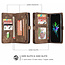 CaseMe - iPhone XR hoesje - 2 in 1 Wallet Book Case - Bruin