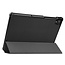 Case2go - Hoes voor de Lenovo Tab K10 10.3 Inch (2021) - Tri-Fold Book Case - Zwart