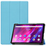 Case2go - Hoes voor de Lenovo Tab K10 10.3 Inch (2021) - Tri-Fold Book Case - Licht Blauw