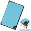 Case2go - Hoes voor de Lenovo Tab K10 10.3 Inch (2021) - Tri-Fold Book Case - Licht Blauw