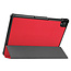 Case2go - Hoes voor de Lenovo Tab K10 10.3 Inch (2021) - Tri-Fold Book Case - Rood