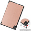 Case2go - Hoes voor de Lenovo Tab K10 10.3 Inch (2021) - Tri-Fold Book Case - Rosé-Goud