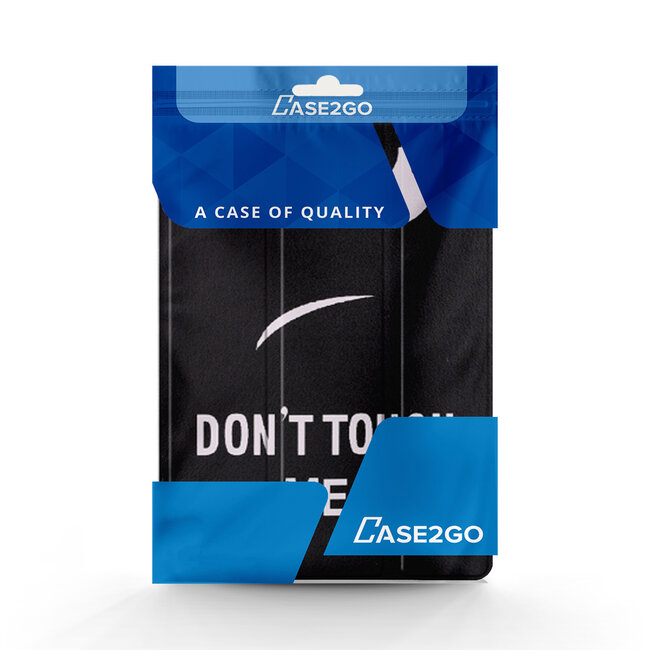 Case2go - Hoes voor de Huawei MatePad Pro 12.6 (2021) - Tri-Fold Book Case - Don't Touch Me
