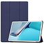 Case2go Huawei MatePad 11 Inch (2021) Hoes - Tri-Fold Book Case - Donker Blauw