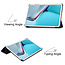 Case2go - Hoes voor de Huawei MatePad 11 Inch (2021) - Tri-Fold Book Case - Donker Blauw