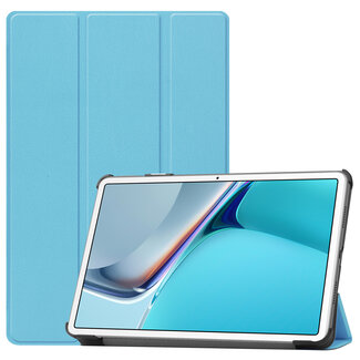 Case2go Huawei MatePad 11 Inch (2021) Hoes - Tri-Fold Book Case - Licht Blauw