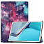 Case2go - Hoes voor de Huawei MatePad 11 Inch (2021) - Tri-Fold Book Case - Galaxy