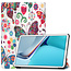 Case2go - Hoes voor de Huawei MatePad 11 Inch (2021) - Tri-Fold Book Case - Vlinders