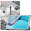 Case2go - Hoes voor de Huawei MatePad 11 Inch (2021) - Tri-Fold Book Case - Eiffeltoren