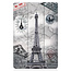 Case2go - Hoes voor de Huawei MatePad 11 Inch (2021) - Tri-Fold Book Case - Eiffeltoren