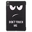 Case2go - Hoes voor de Huawei MatePad 11 Inch (2021) - Tri-Fold Book Case - Don't Touch Me