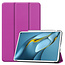 Case2go - Hoes voor de Huawei MatePad Pro 10.8 (2021) - Tri-Fold Book Case - Paars