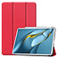 Case2go - Hoes voor de Huawei MatePad Pro 10.8 (2021) - Tri-Fold Book Case - Rood
