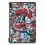 Case2go - Hoes voor de Huawei MatePad Pro 10.8 (2021) - Tri-Fold Book Case - Graffiti