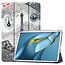 Case2go Huawei MatePad Pro 10.8 (2021) Hoes - Tri-Fold Book Case - Eiffeltoren