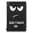 Case2go - Hoes voor de Huawei MatePad Pro 10.8 (2021) - Tri-Fold Book Case - Don't Touch Me