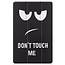 Case2go - Hoes voor de Huawei MatePad Pro 12.6 (2021) - Tri-Fold Book Case - Don't Touch Me