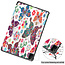 Case2go - Hoes voor de Huawei MatePad Pro 12.6 (2021) - Tri-Fold Book Case - Vlinders