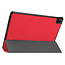 Case2go - Hoes voor de Huawei MatePad Pro 12.6 (2021) - Tri-Fold Book Case - Rood