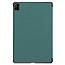 Case2go - Hoes voor de Huawei MatePad Pro 12.6 (2021) - Tri-Fold Book Case - Donker Groen
