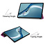 Case2go - Hoes voor de Huawei MatePad Pro 12.6 (2021) - Tri-Fold Book Case - Paars