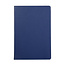 Case2go - Hoes voor de Samsung Galaxy Tab S7 Plus (2020) - Draaibare Book Case + Screenprotector - 12.4 Inch - Donker Blauw