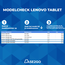 Case2go - Hoes voor de Lenovo Tab M10 - Tri-Fold Book Case (TB-X505 & TB-X605) - Donker Blauw