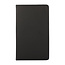 Case2go - Hoes voor de Samsung Galaxy Tab A7 Lite - Draaibare Book Case Cover + Screenprotector - 8.7 inch - Zwart