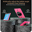 Case2go - Huawei MatePad T10s Hoes - Hand Strap Armor - Rugged Case met schouderband - 10.1 Inch - Magenta