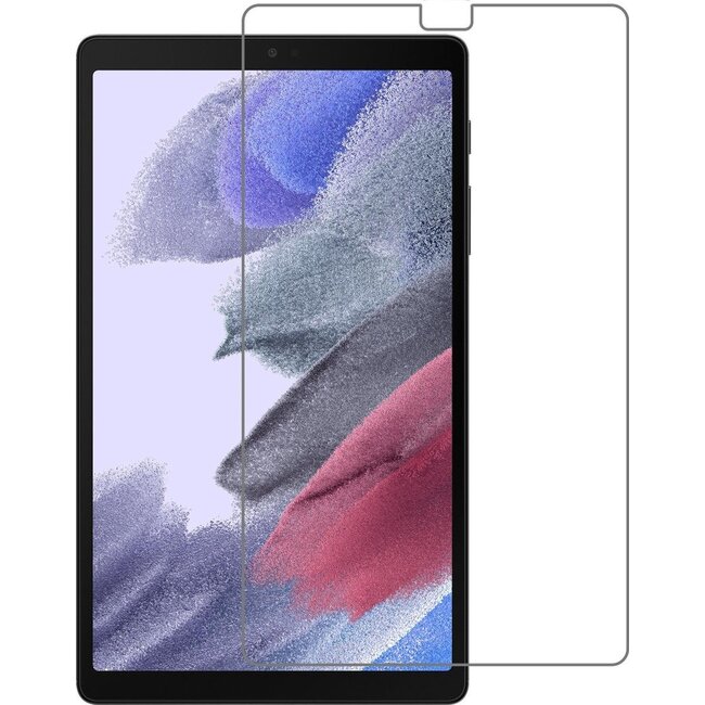 Case2go - Hoes voor de Samsung Galaxy Tab A7 Lite (2021) - Tri-Fold Book Case + Screenprotector - Zwart