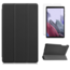 Case2go - Hoes voor de Samsung Galaxy Tab A7 Lite (2021) - Tri-Fold Book Case + Screenprotector - Zwart