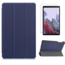 Case2go - Hoes voor de Samsung Galaxy Tab A7 Lite (2021) - Tri-Fold Book Case + Screenprotector - Donker Blauw