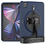 Case2go - iPad Pro 2021 Hoes - Hand Strap Armor - Rugged Case met schouderband - 11 Inch - Donker Blauw