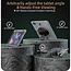 Case2go - iPad Pro 2021 Hoes - Hand Strap Armor - Rugged Case met schouderband - 11 Inch - Grijs