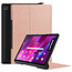 Case2go - Hoes voor de Lenovo Yoga Tab 11  (2021) - Tri-Fold Book Case - Rosé Goud