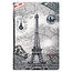 Case2go - Hoes voor de Lenovo Yoga Tab 11  (2021) - Tri-Fold Book Case - Eiffeltoren