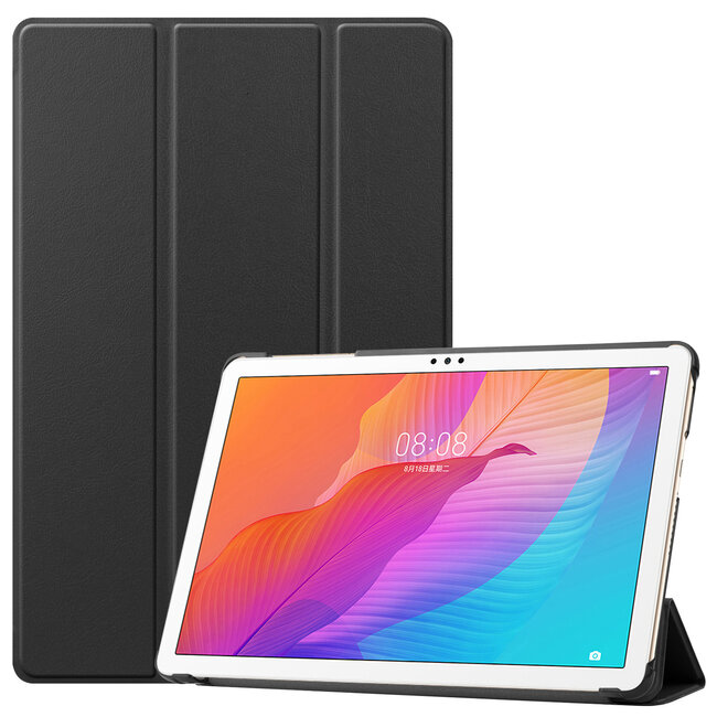 Case2go - Hoes voor de Huawei MatePad T 10S  (10.1 Inch)  - Tri-Fold Book Case - Zwart