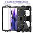 Case2go - Hoes voor Samsung Galaxy Tab A7 Lite - Extreme Armor Case - Zwart